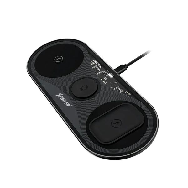 XPower 15W Wireless Charging Pad - Black - Tashqila