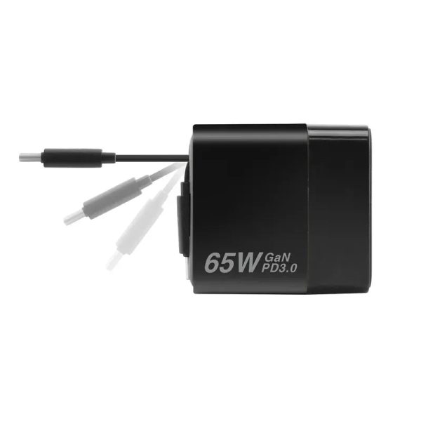 XPower 65W GaN 3in1 Desktop Charger - Black - Tashqila