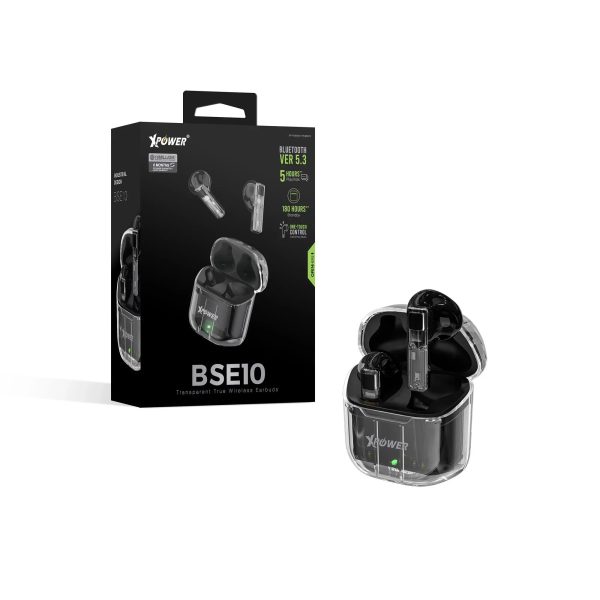 XPower BSE10 True Wireless Bluetooth Earbuds - Black - Tashqila