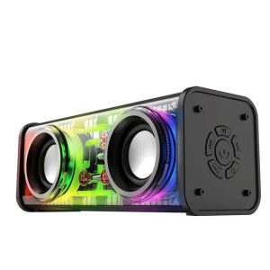XPower MBS14 RGB Bluetooth Speaker 1800mAh Battery - Black - Tashqila