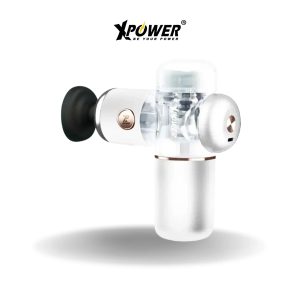 XPower MG15 Tiny Massager with 4 Massage Head - White - Tashqila