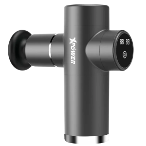 XPower MG4 Mini Massager With 4 Massage Head - Grey - Tashqila