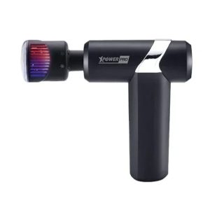 XPower Pro MG9 2IN1 Cooling & Heating Massage Gun With 5 Massage Head 2000mAh Battery - Black - Tashqila