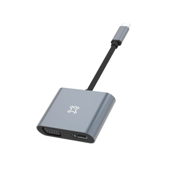 XtremeMac Type-C To HDMI & Vga Adapter - Tashqila