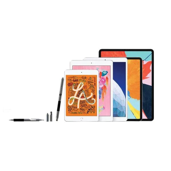 XtremeMac 3-in-1 Aluminum Stylus Pencil - Silver - Tashqila
