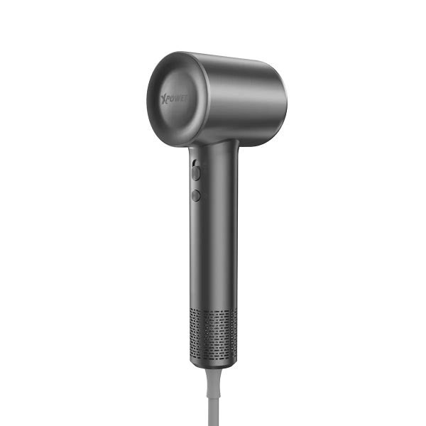 Xpower 1600W Powerwind Hair Dryer - Grey - Tashqila