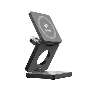 Xpower 23W 3in1 Foldable Magsafe Wireless Charging Stand - Grey - Tashqila