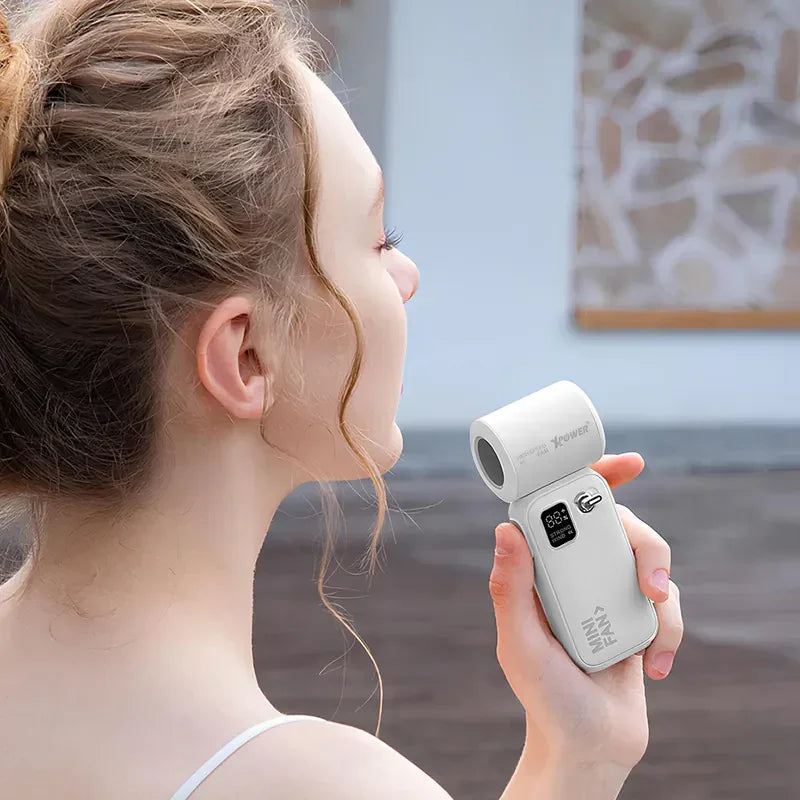 Xpower Cooler Mini Turbo Fan - White Gray - Tashqila