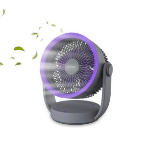 Xpower F17 Portable Desktop Circulation Fan - Grey - Tashqila
