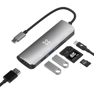 XtremeMac Type-C 6 In 1 Hub