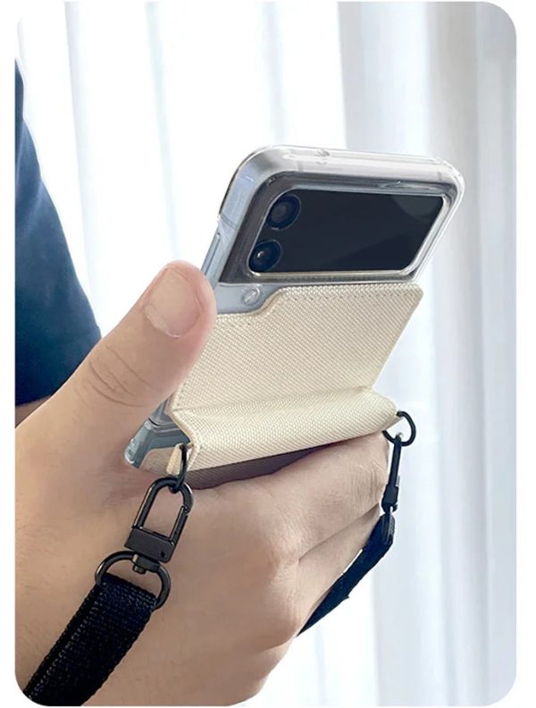 Araree Canvas Diary Case For Z FliP 4 - Invory - Tashqila