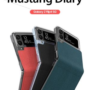 Araree Mustang Diary Case For Z FliP 4 - Black - Tashqila