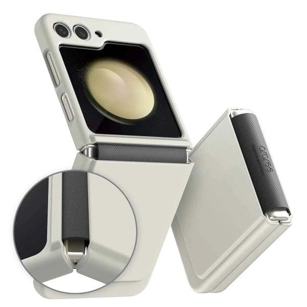 Araree Z Flip 5 Aero Flex Case With Dual Layer Protection - Cream