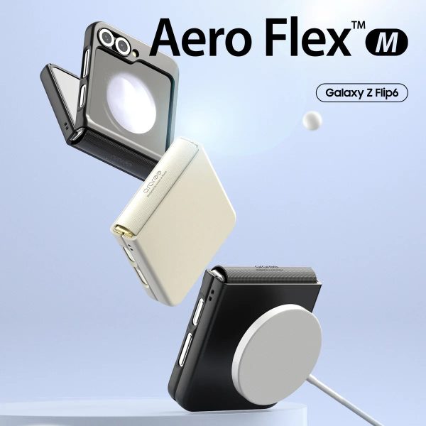 Araree Samsung Z Flip 6 Aero Flex Magsafe Case - Black - Tashqila