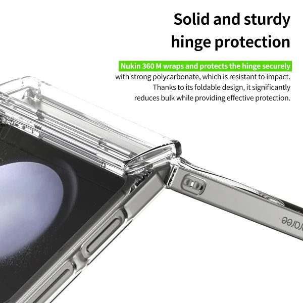 Araree Samsung Z Flip 6 Nukin 360 Magsafe Case - Clear - Tashqila