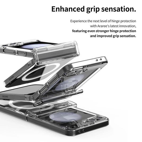 Araree Samsung Z Flip 6 Nukin 360 Magsafe Case - Clear - Tashqila