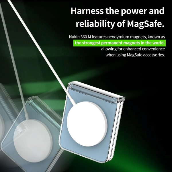 Araree Samsung Z Flip 6 Nukin 360 Magsafe Case - Clear - Tashqila