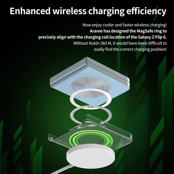 Araree Samsung Z Flip 6 Nukin 360 Magsafe Case - Clear - Tashqila