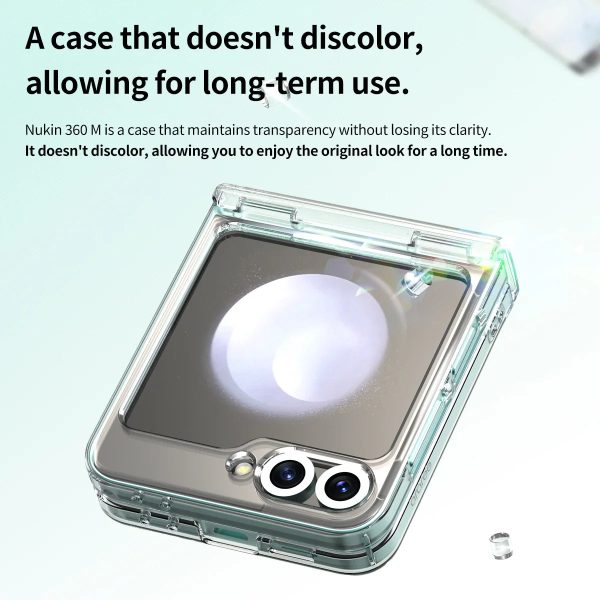 Araree Samsung Z Flip 6 Nukin 360 Magsafe Case - Clear - Tashqila
