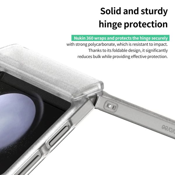 Araree Samsung Z Flip 6 Nukin 360 Case - Matte Clear - Tashqila