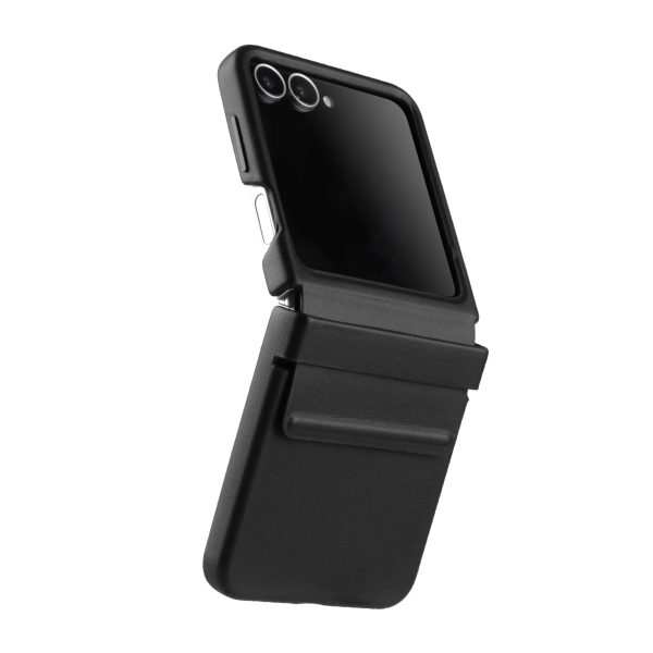 Melkco Galaxy Z Flip6 Origin Series PU Leather Regal Snap Cover - Black - Tashqila