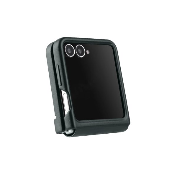 Melkco Galaxy Z Flip6 Origin Series PU Leather Regal Snap Cover - Dark Green - Tashqila