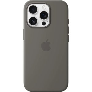 Apple iPhone 16 Pro Max Silicone Case with MagSafe - Stone Gray - Tashqila