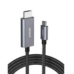 Anker 311 USB-C to HDMI 4K Nylon Cable (1.8m/6ft) - Black - Tashqila