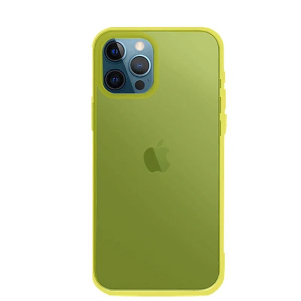 Araree Duple Case For iPhone 12 & 12 Pro - Neon Yellow - Tashqila