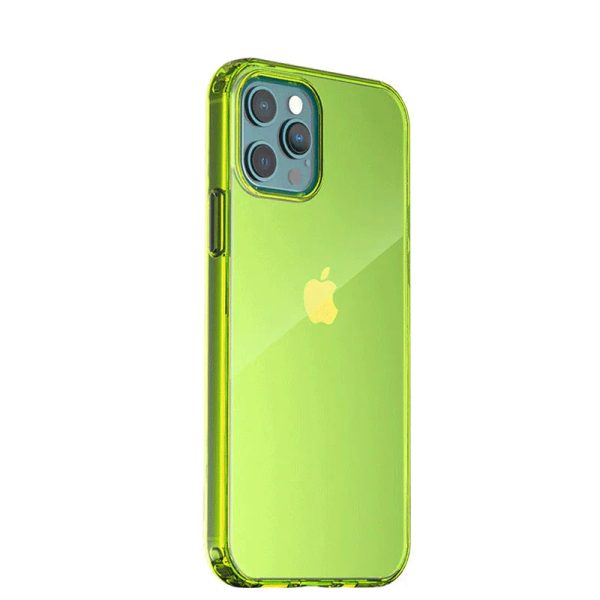 Araree Duple Case For iPhone 12 & 12 Pro - Neon Yellow - Tashqila