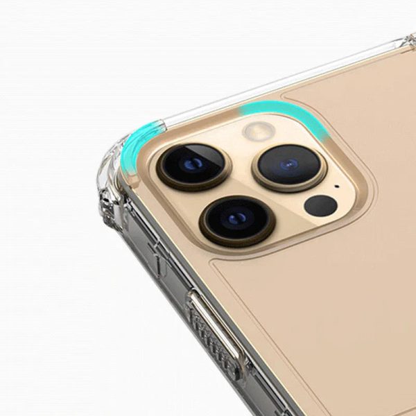 Araree Mach Stand Case For iPhone 12 & 12 Pro - Glitter Clear - Tashqila