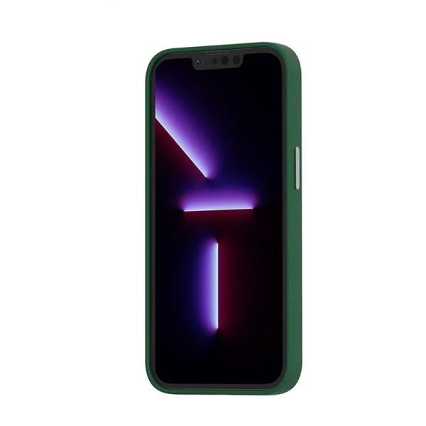 Araree Pellis Leather Case For iPhone 13 Pro Max - Green - Tashqila