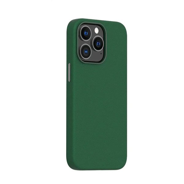 Araree Pellis Leather Case For iPhone 13 Pro Max - Green - Tashqila
