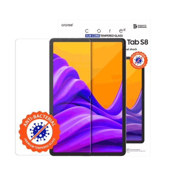 Araree Sub Core Glass For Samsung Tab S9/S8/S7 - Clear - Tashqila