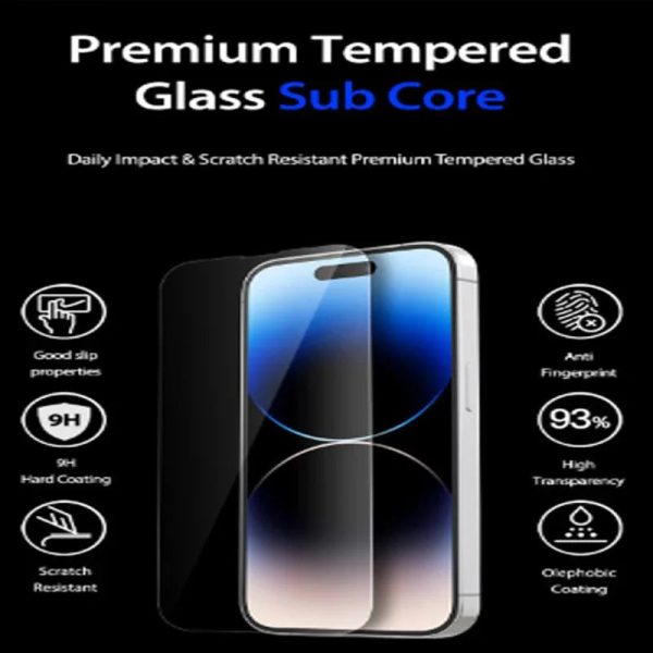 Araree Subcore Screen Protector Glass For iPhone 14 Pro Max - Clear - Tashqila
