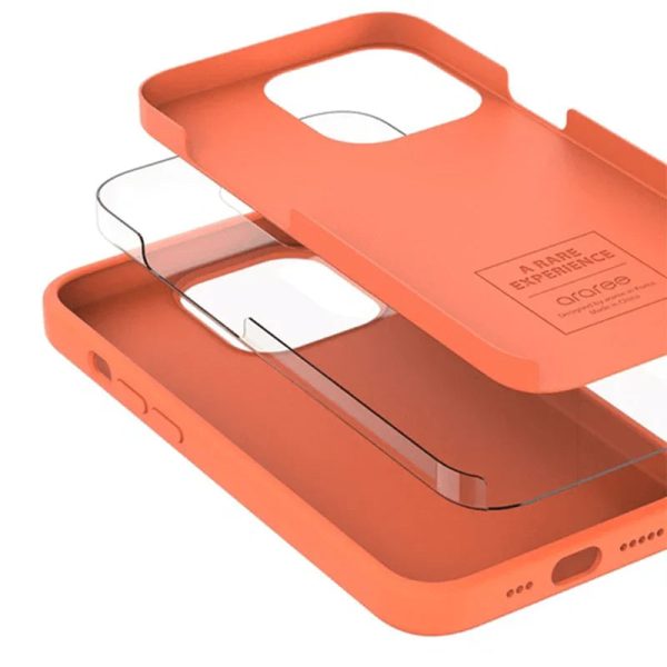 Araree Typo Skin Case For iPhone 13 Pro Max - Coral - Tashqila