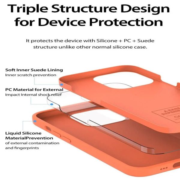 Araree Typo Skin Case For iPhone 13 Pro Max - Coral - Tashqila