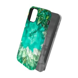 iPhone 12 & 12 Pro Kingxbar Jade Splash Case - Green - Tashqila