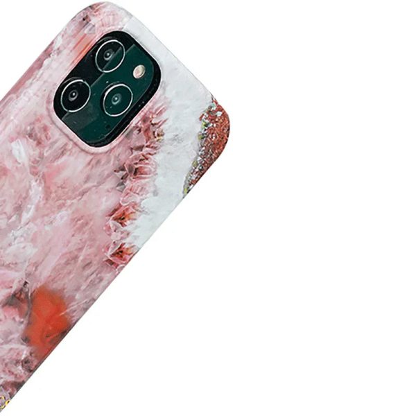 iPhone 12 Pro Max Kingxbar Jade Splash Case - Red - Tashqila