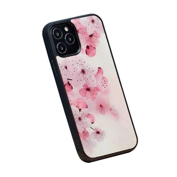 Ikins Case For iPhone 12 / 12 Pro - Lovely Cherry Blossom - Tashqila