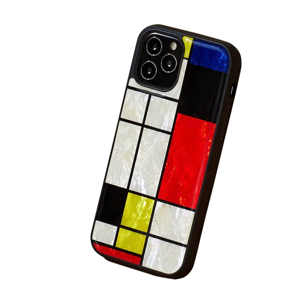 Ikins Series Case For iPhone 12 / 12 Pro - Mondrian - Tashqila