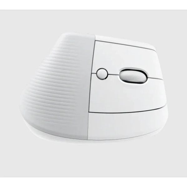 Logitech Lift Vertical Ergonomic W/L & BT Mouse - Pale Grey - Tashqila