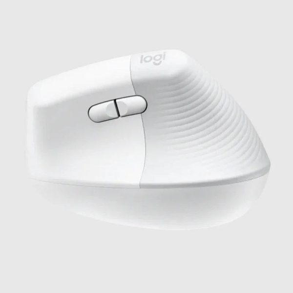 Logitech Lift Vertical Ergonomic W/L & BT Mouse - Pale Grey - Tashqila
