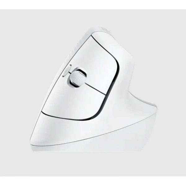 Logitech Lift Vertical Ergonomic W/L & BT Mouse - Pale Grey - Tashqila