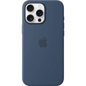 Apple iPhone 16 Pro Silicone Case with MagSafe - Denim - Tashqila
