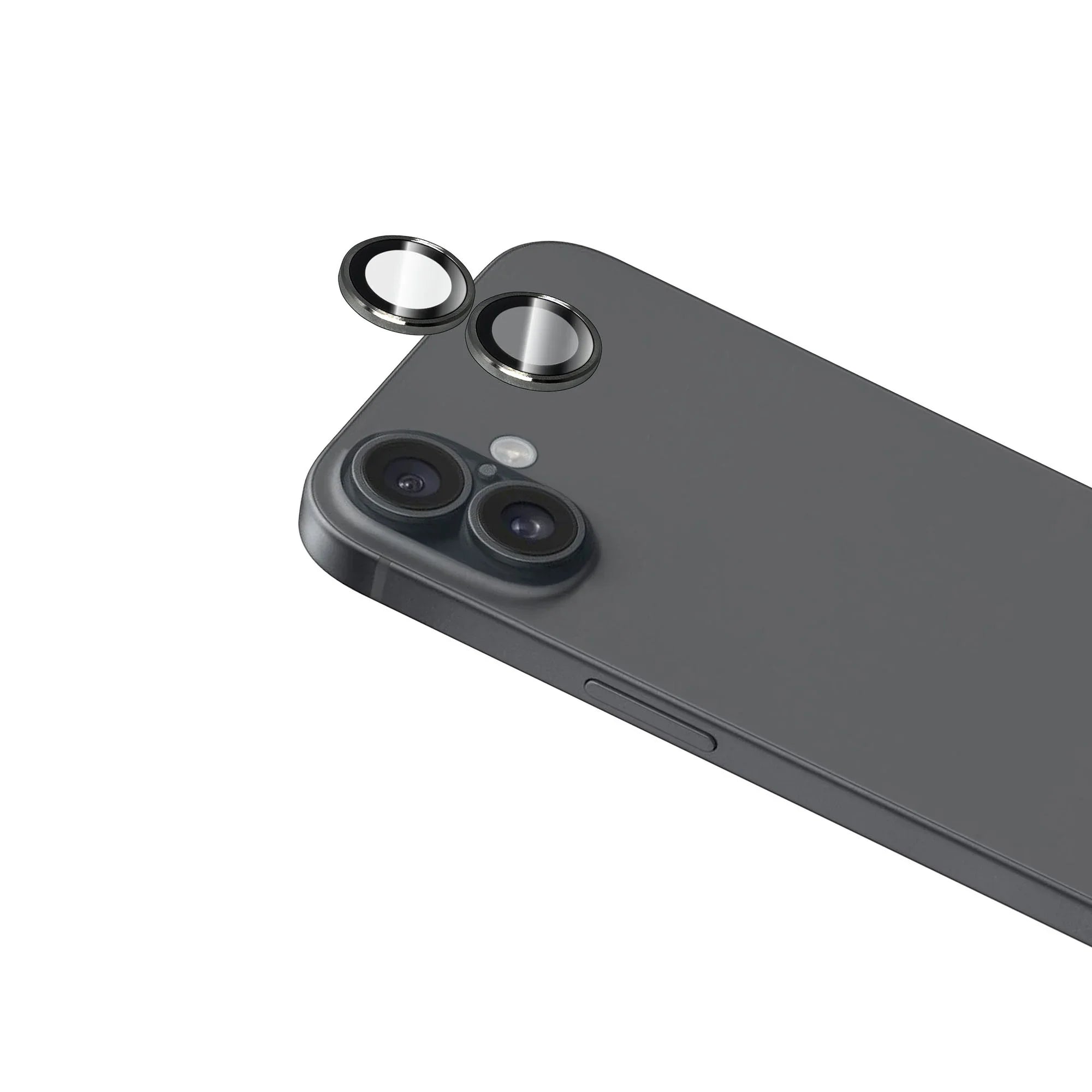 iPhone 16 / 16 Plus Torrii Bodyglass Aluminium Camera Ring - Black - Tashqila