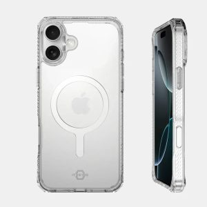 iPhone 16 Itskins Hybrid Clear Touch Magsafe Case - Transparent - Tashqila