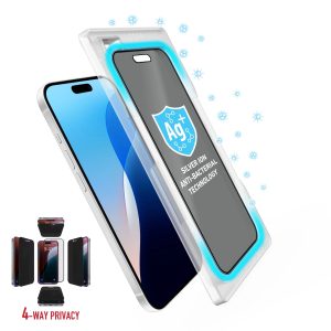iPhone 16 Plus / 15 Plus / 14 Pro Max Torrii Bodyglass Screen Protector Glass - 4-Way Privacy - Tashqila
