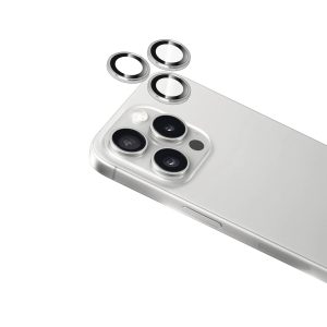 iPhone 16 Pro / 16 Pro Max Torrii Bodyglass Aluminium Camera Ring - Silver - Tashqila