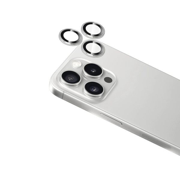 iPhone 16 Pro / 16 Pro Max Torrii Bodyglass Aluminium Camera Ring - Silver - Tashqila